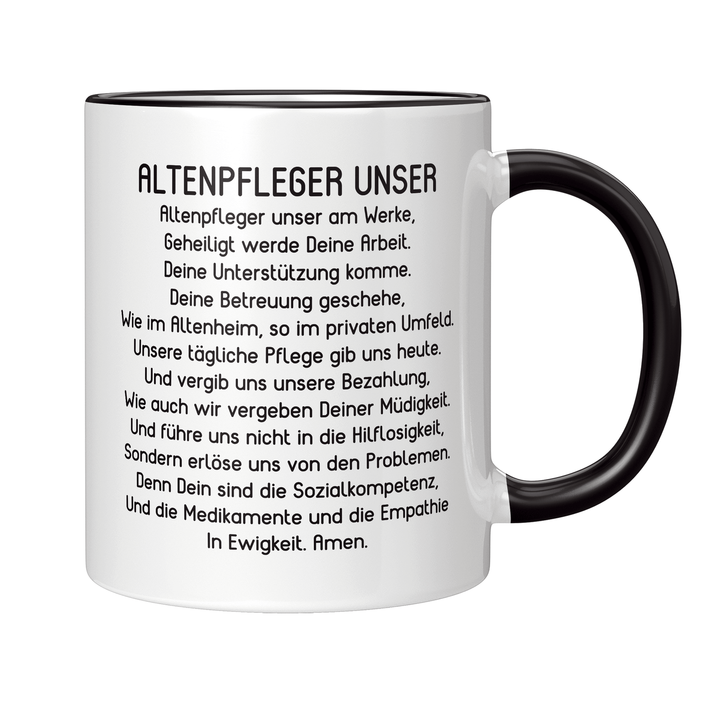 Altenpfleger Tasse Altenpfleger Unser Gebet