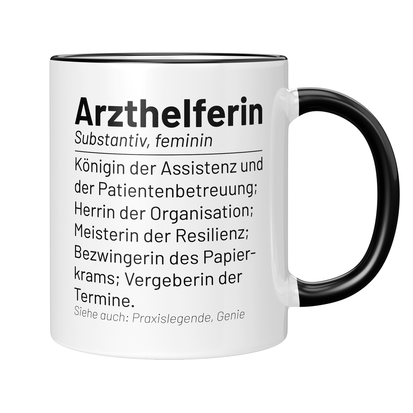 Arzthelferin Tasse - Wörterbuch "Arzthelferin" (MFA, Medizinische Fachangestellte, Geschenk)