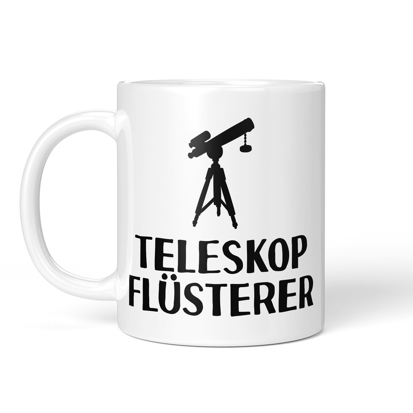 CupHaven® Astronomie Tasse - Teleskopflüsterer - Geschenk für Astronomen und Astronominnen