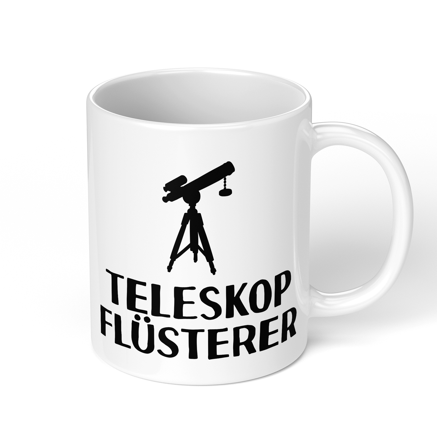 CupHaven® Astronomie Tasse - Teleskopflüsterer - Geschenk für Astronomen und Astronominnen