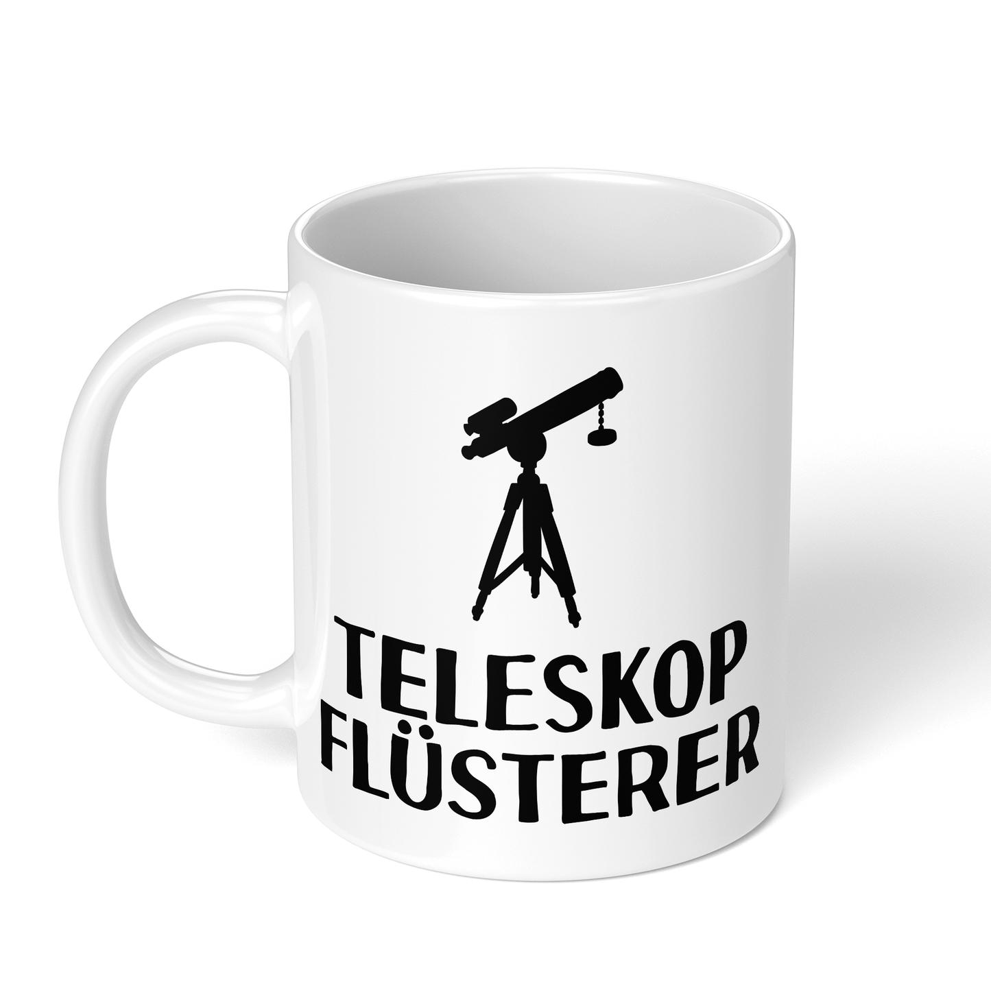 CupHaven® Astronomie Tasse - Teleskopflüsterer - Geschenk für Astronomen und Astronominnen