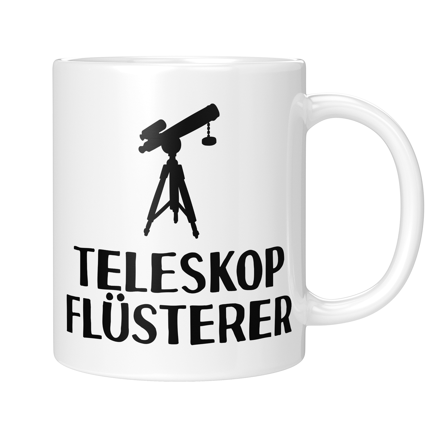 CupHaven® Astronomie Tasse - Teleskopflüsterer - Geschenk für Astronomen und Astronominnen