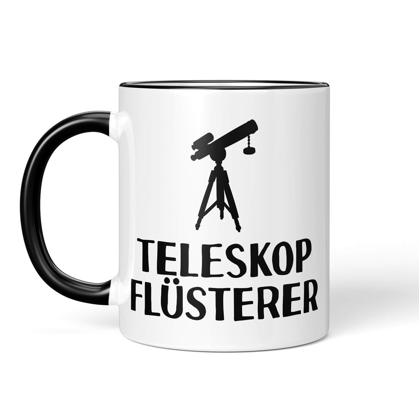 CupHaven® Astronomie Tasse - Teleskopflüsterer - Geschenk für Astronomen und Astronominnen