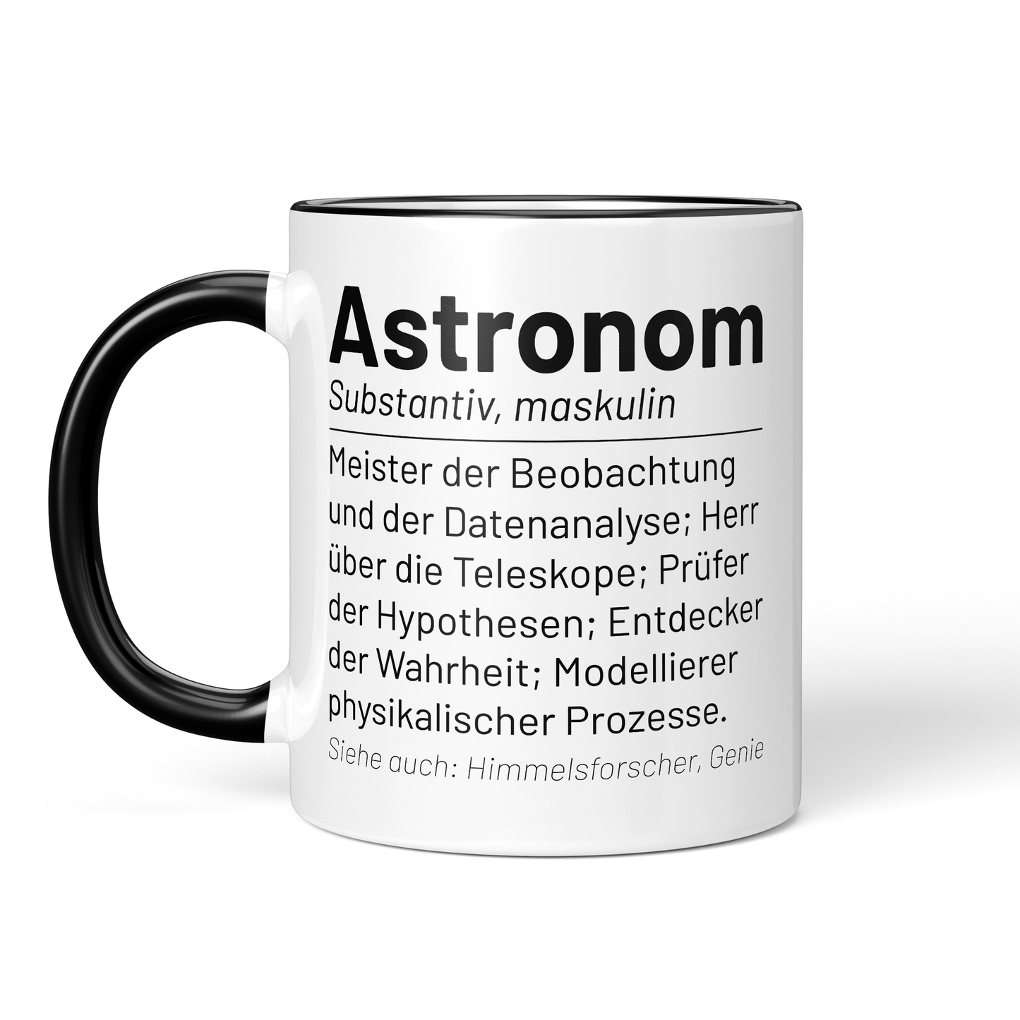 CupHaven® Astronomie Tasse - Wörterbuch "Astronom" - Geschenk für Astronomen und Astronominnen