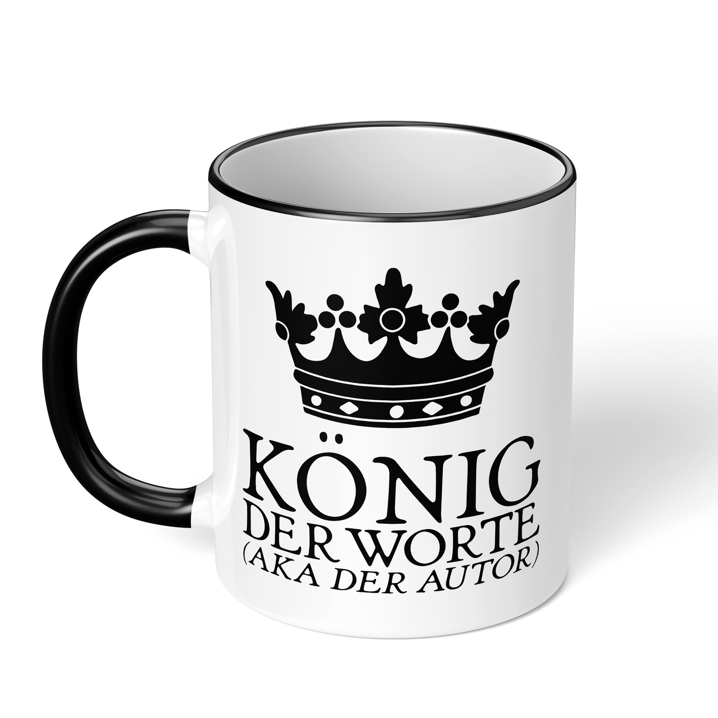 CupHaven® Autor Tasse - König der Worte (aka der Autor) - Geschenk für Autoren und Schriftsteller