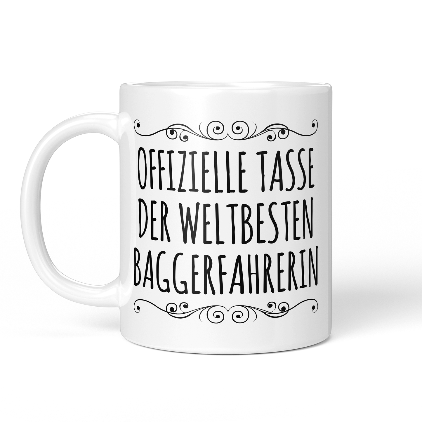 CupHaven® Baggerfahrer Tasse - Weltbeste Baggerfahrerin - Geschenk für Baggerfahrer und Baggerfahrerinnen