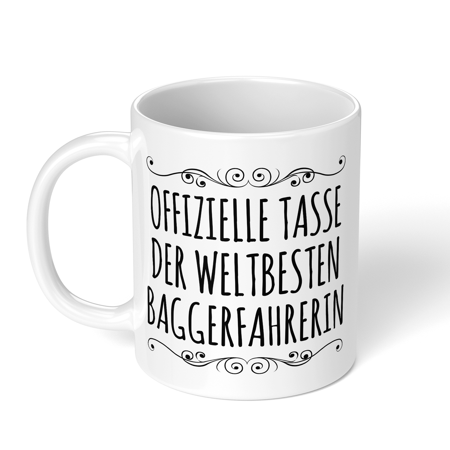 CupHaven® Baggerfahrer Tasse - Weltbeste Baggerfahrerin - Geschenk für Baggerfahrer und Baggerfahrerinnen