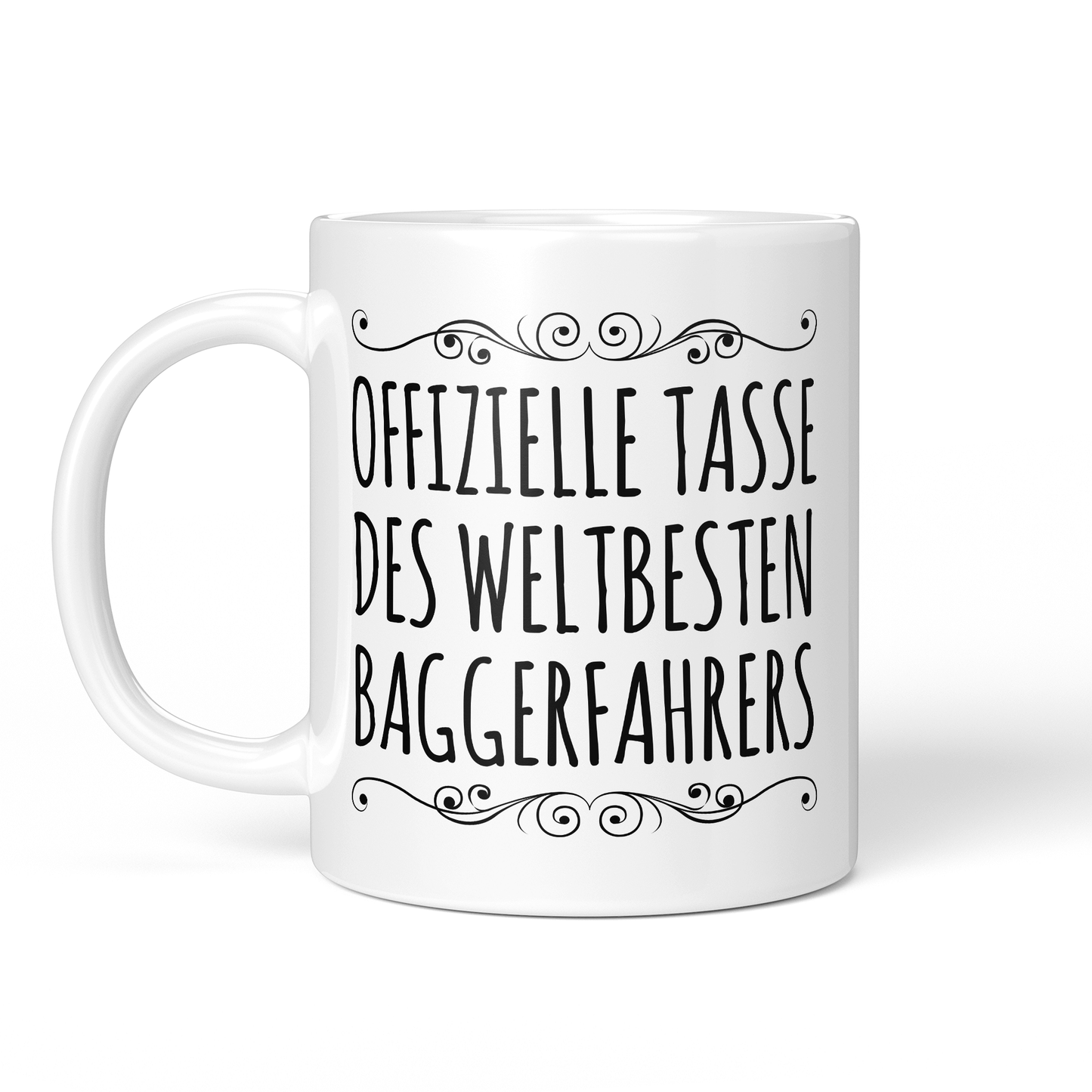 CupHaven® Baggerfahrer Tasse - Weltbester Baggerfahrer - Geschenk für Baggerfahrer und Baggerfahrerinnen