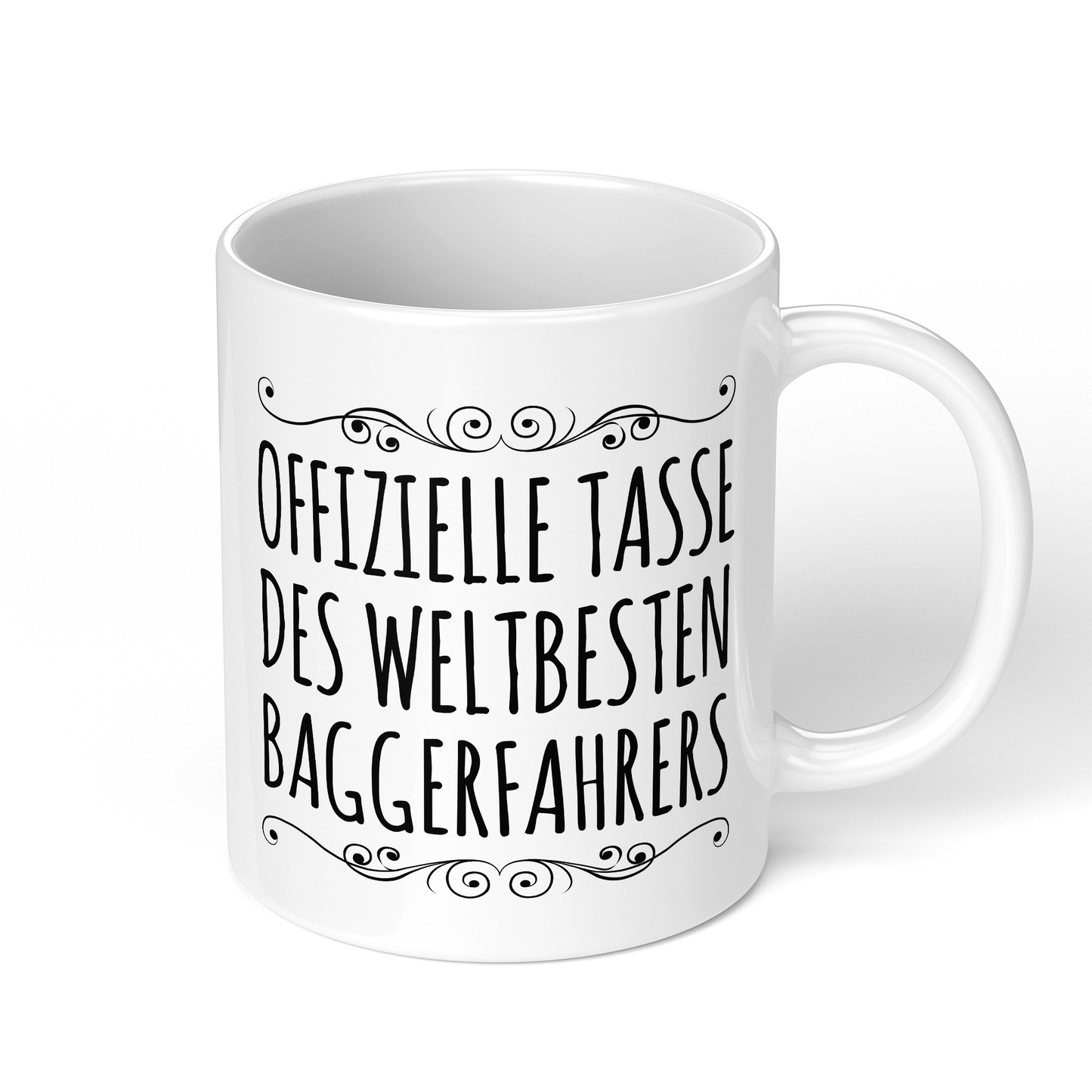 CupHaven® Baggerfahrer Tasse - Weltbester Baggerfahrer - Geschenk für Baggerfahrer und Baggerfahrerinnen
