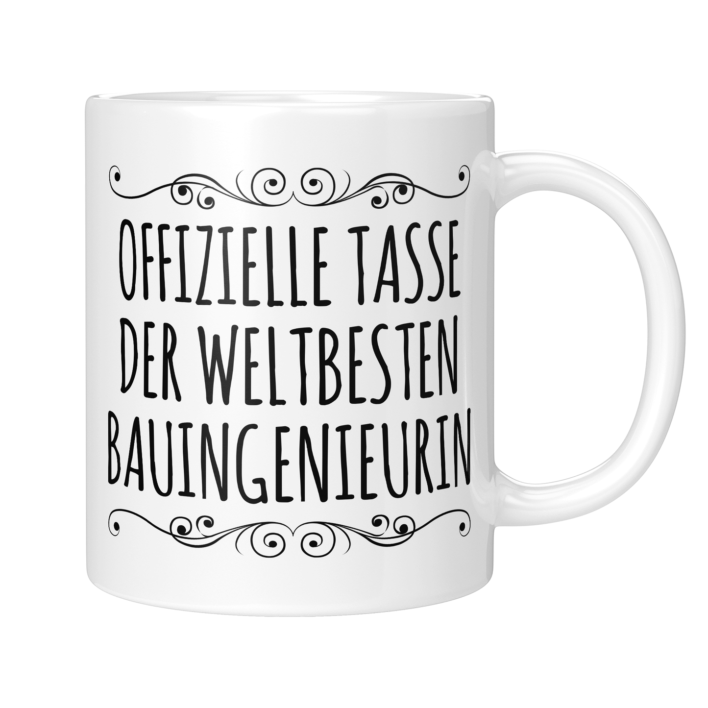 CupHaven® Bauingenieur Tasse - Weltbeste Bauingenieurin - Geschenk für Bauingenieure und Bauingenieurinnen