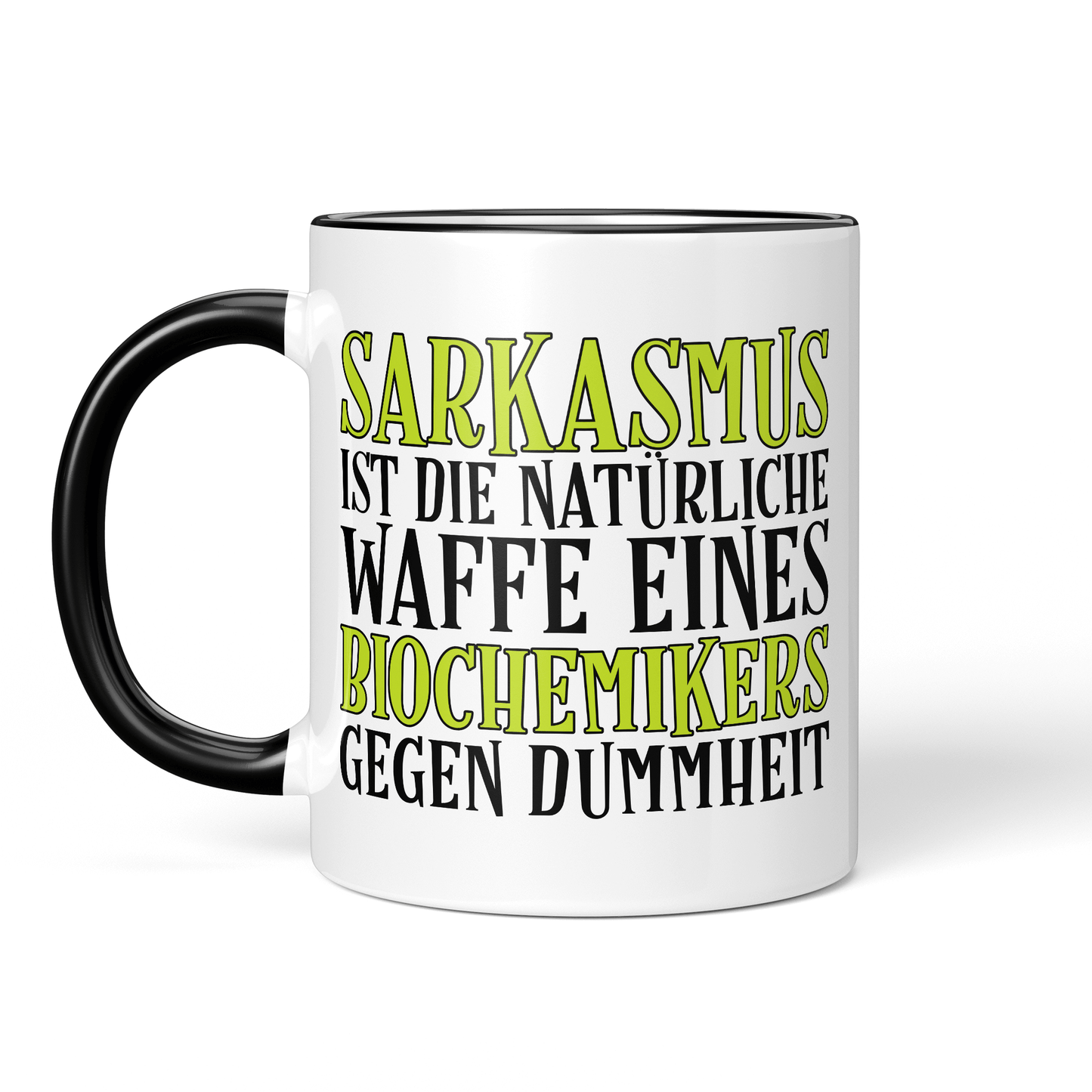 CupHaven® Biochemie Tasse - Sarkasmus eines Biochemikers - Geschenk für Biochemiker und Biochemikerinnen