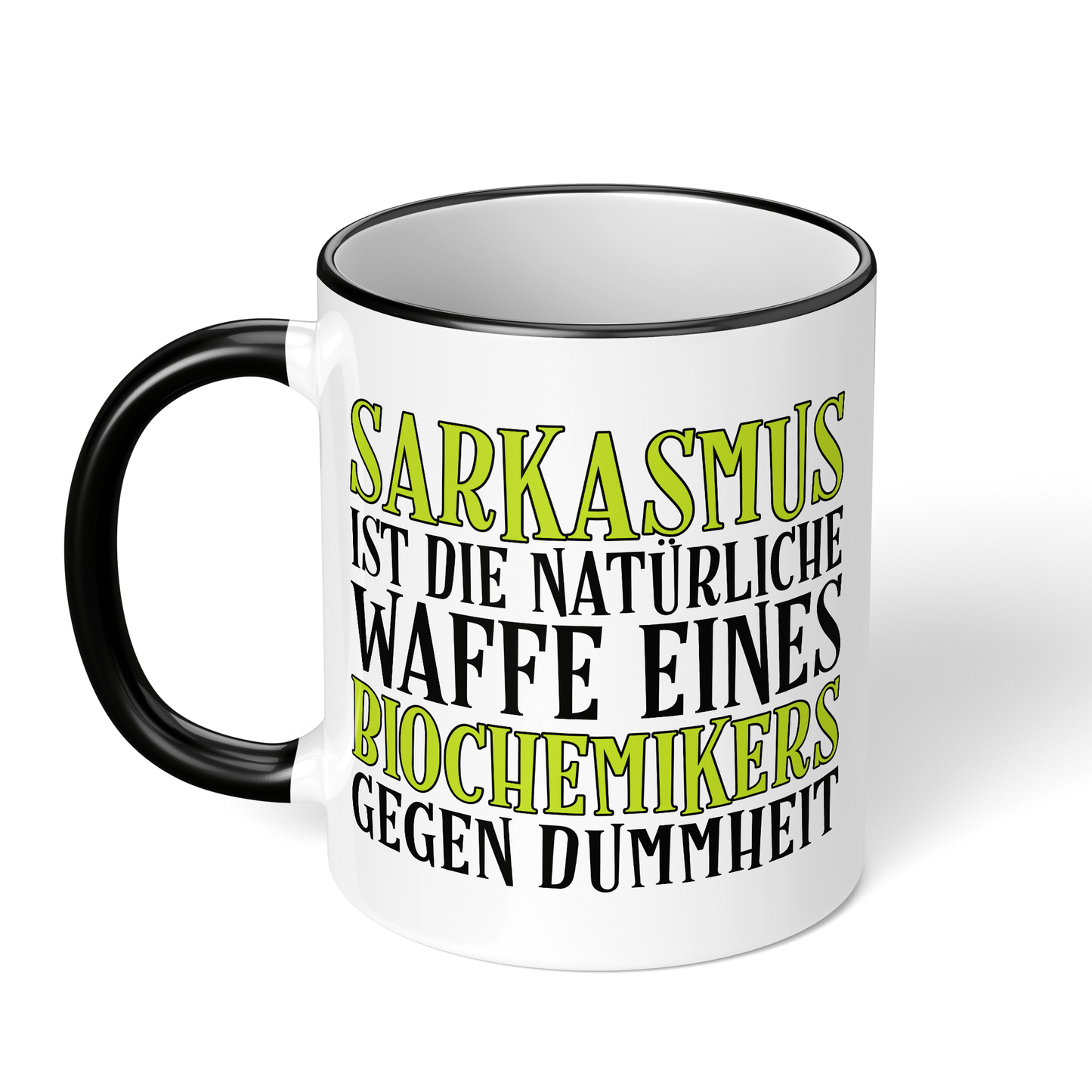 CupHaven® Biochemie Tasse - Sarkasmus eines Biochemikers - Geschenk für Biochemiker und Biochemikerinnen