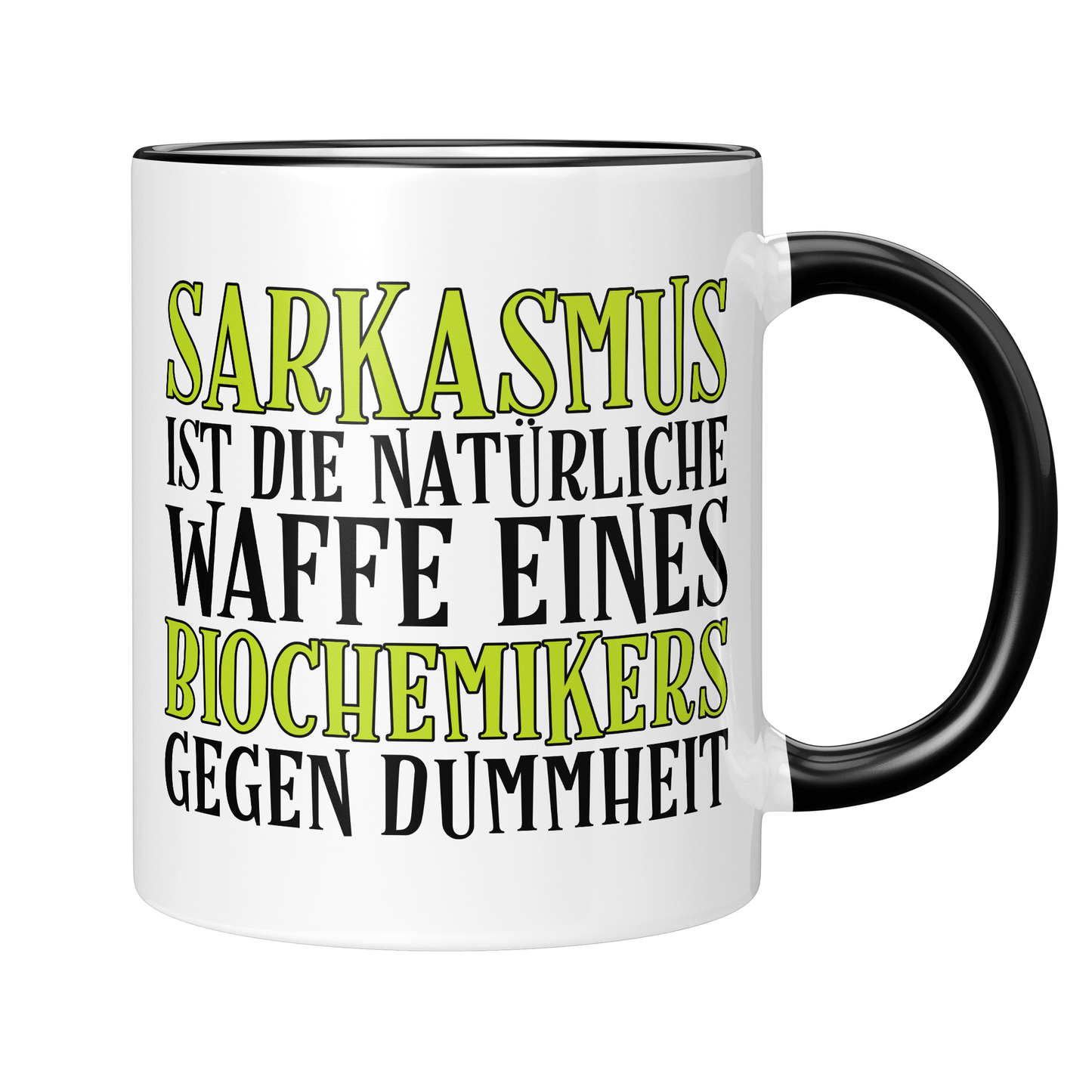 CupHaven® Biochemie Tasse - Sarkasmus eines Biochemikers - Geschenk für Biochemiker und Biochemikerinnen