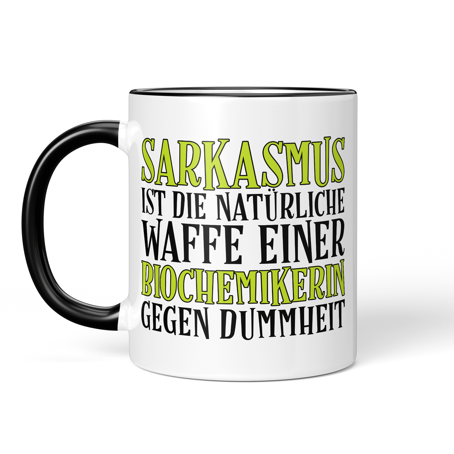 CupHaven® Biochemie Tasse - Sarkasmus einer Biochemikerin - Geschenk für Biochemiker und Biochemikerinnen