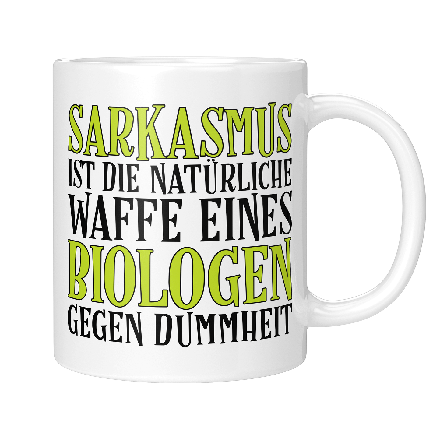 CupHaven® Biologe Tasse - Sarkasmus eines Biologen - Geschenk für Biologen und Biologinnen