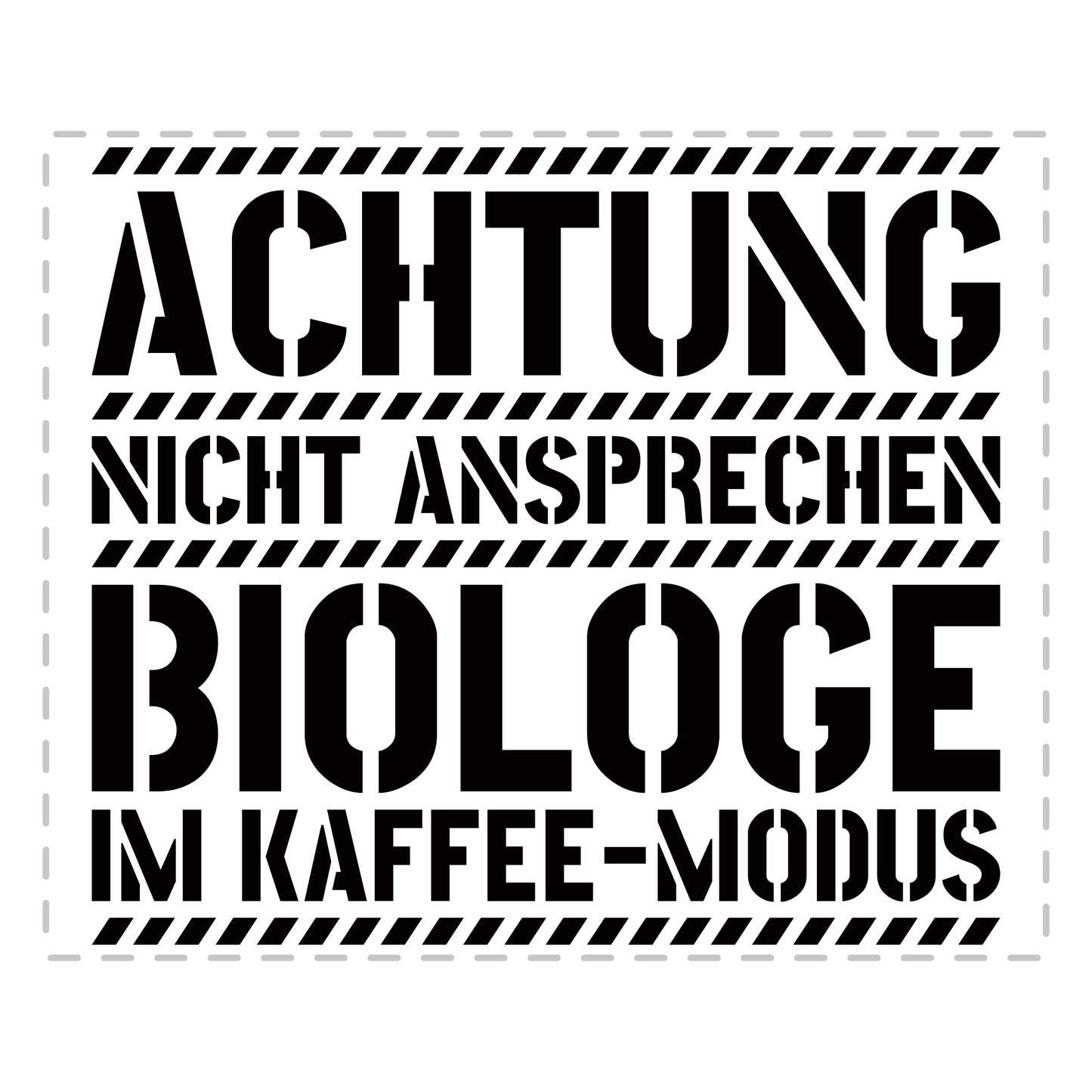 Biologie Tasse - Biologe im Kaffee-Modus (Biologin, Geschenk)