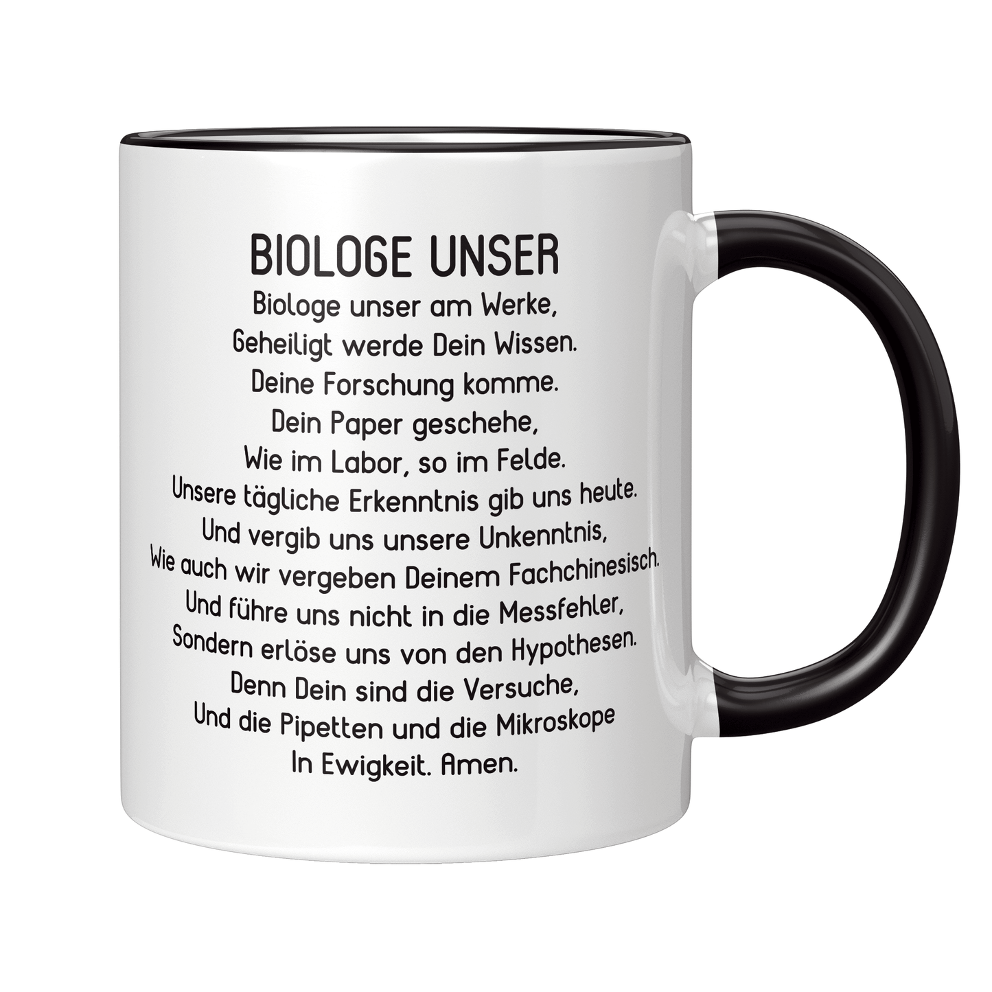 Biologie Tasse Biologe Unser Gebet