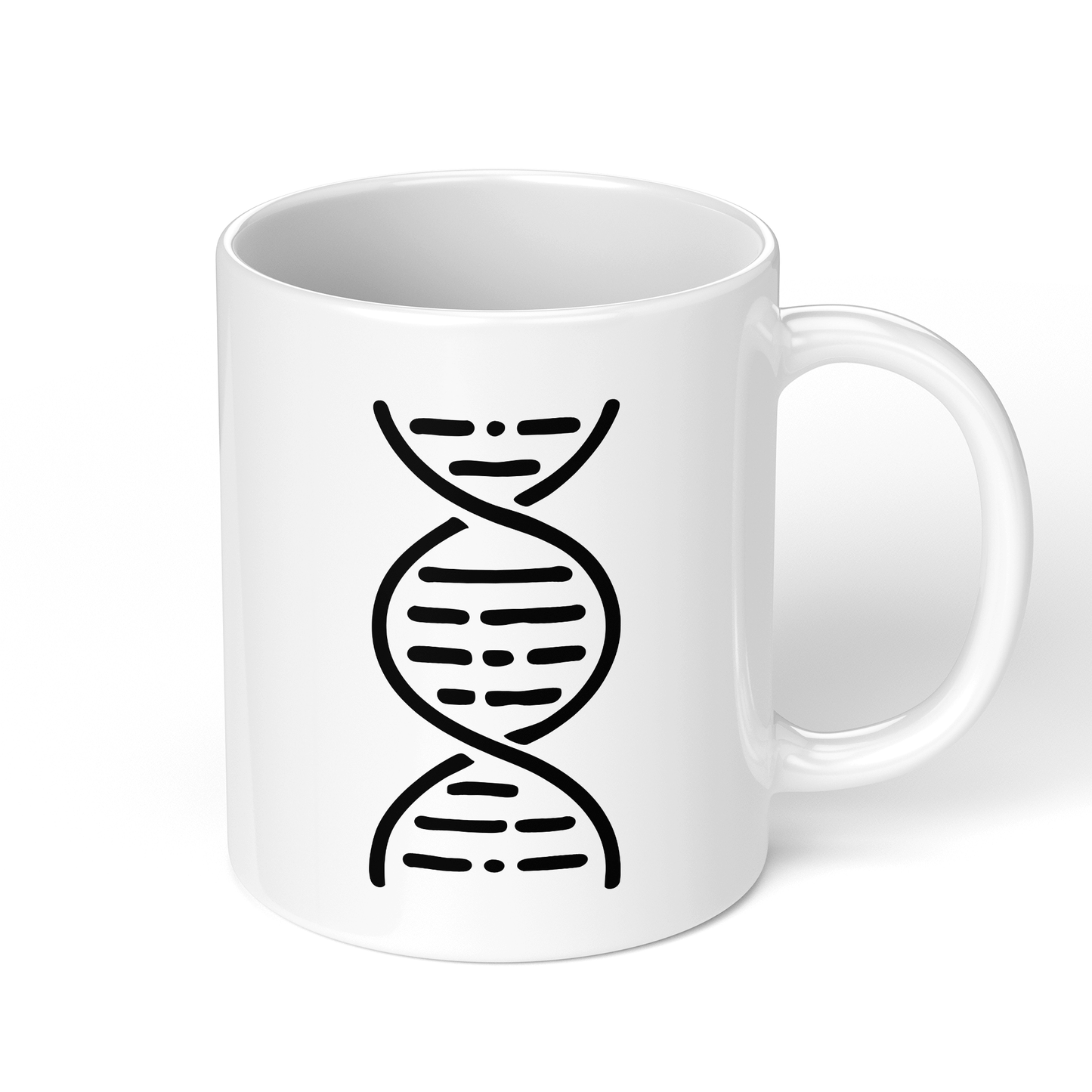 CupHaven® Biologie Tasse - DNA-Strang - Geschenk für Biologen, Biologiestudenten und Bio-Lehrer