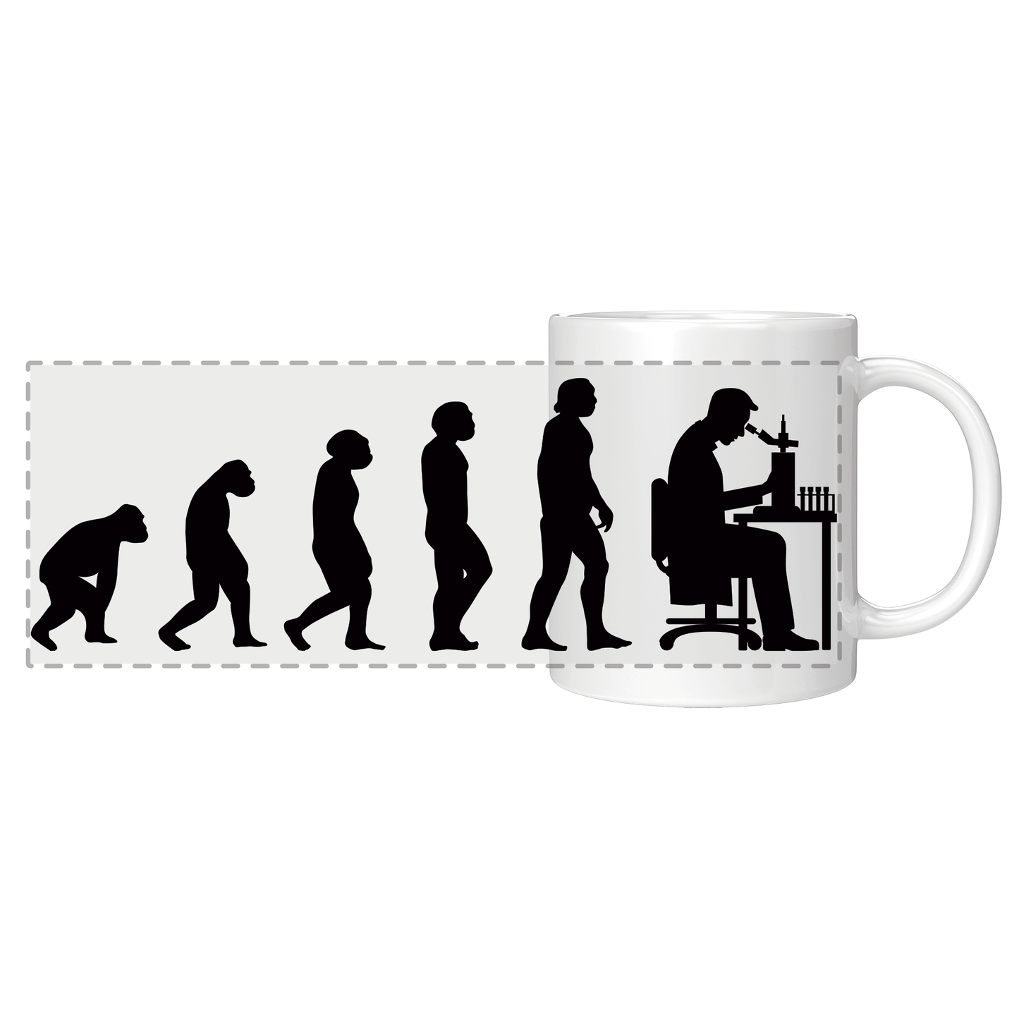 Biologie Tasse Evolution des Biologen