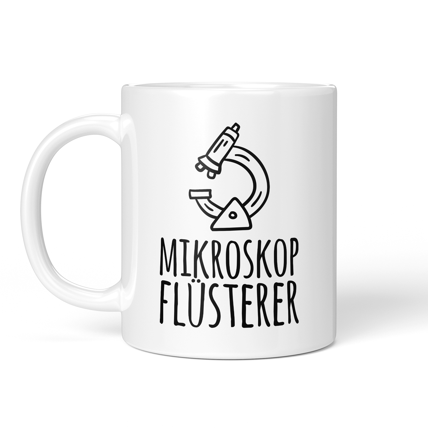 CupHaven® Biologie Tasse - Mikroskopflüsterer - Geschenk für Biologen, Biologiestudenten und Bio-Lehrer