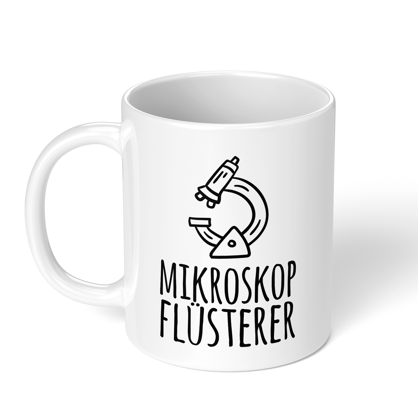 CupHaven® Biologie Tasse - Mikroskopflüsterer - Geschenk für Biologen, Biologiestudenten und Bio-Lehrer