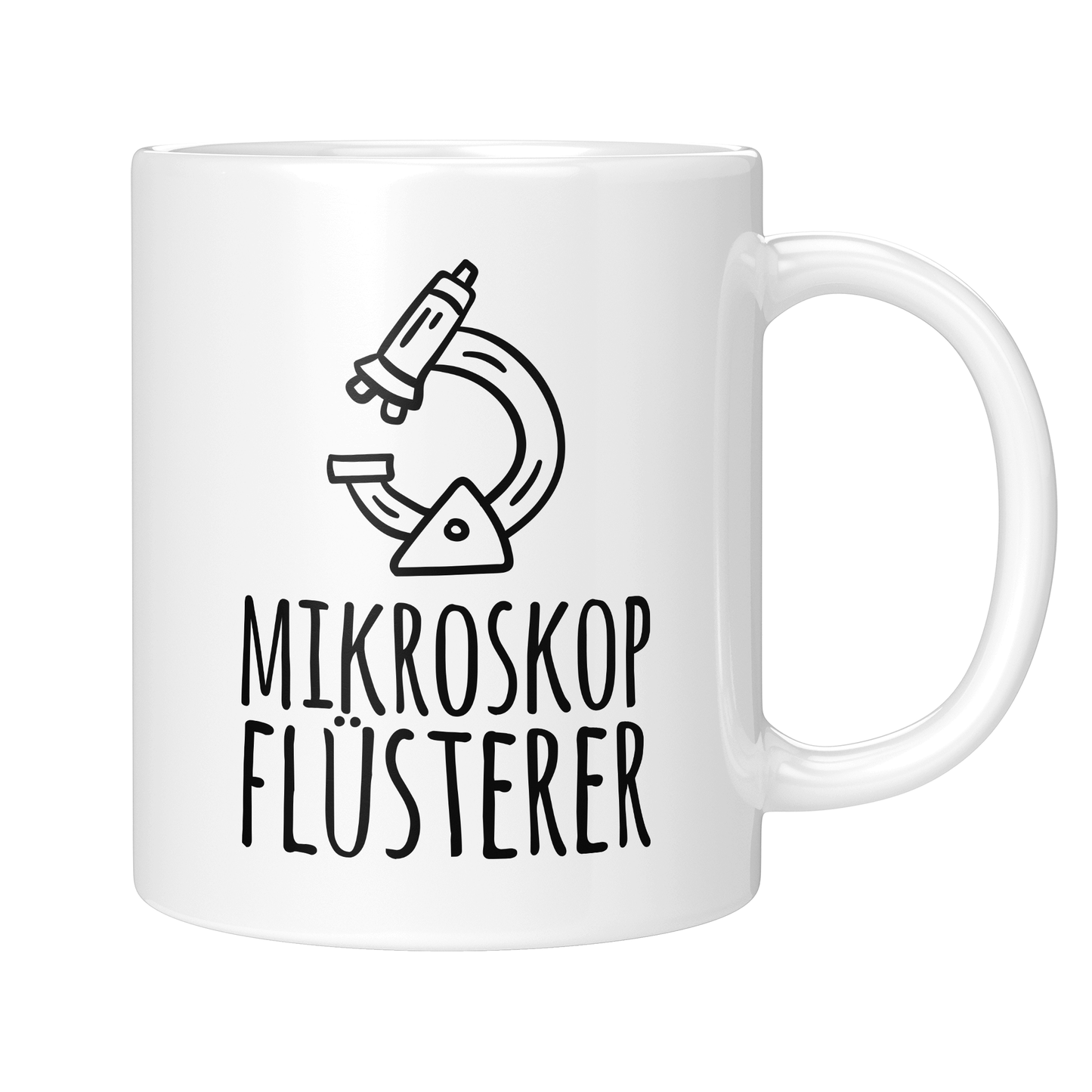 CupHaven® Biologie Tasse - Mikroskopflüsterer - Geschenk für Biologen, Biologiestudenten und Bio-Lehrer
