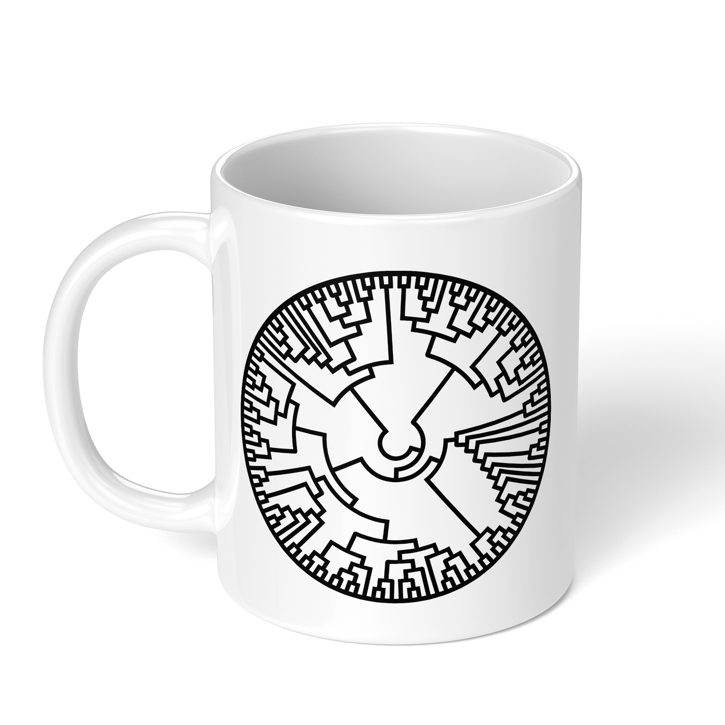 CupHaven® Biologie Tasse - Phylogenetischer Stammbaum - Geschenk für Biologen, Biologiestudenten und Bio-Lehrer