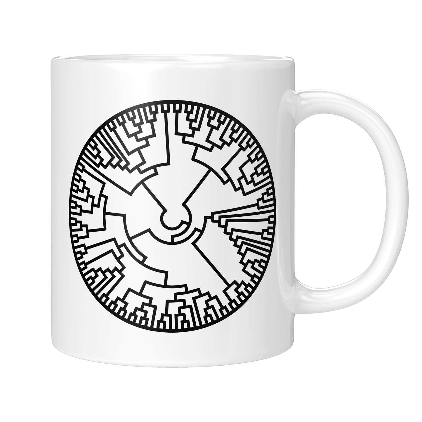 CupHaven® Biologie Tasse - Phylogenetischer Stammbaum - Geschenk für Biologen, Biologiestudenten und Bio-Lehrer