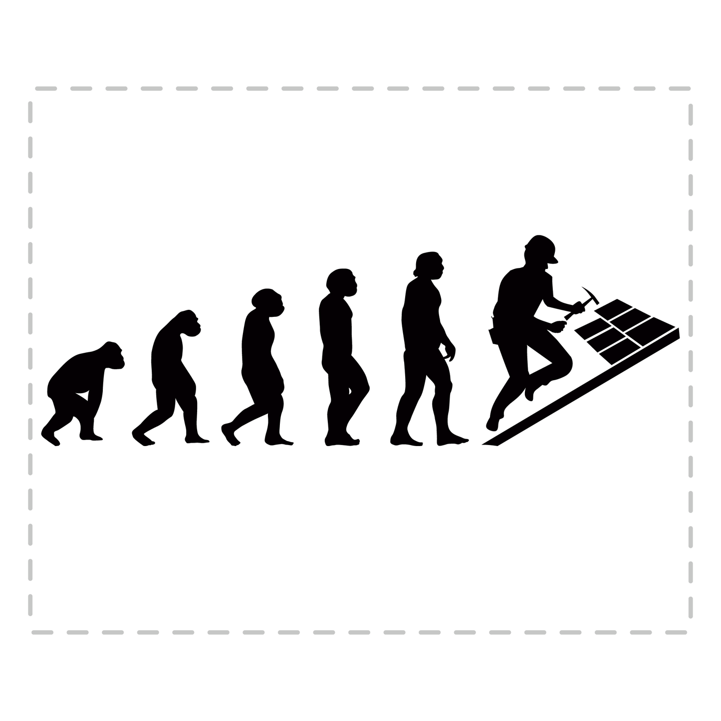 Dachdecker Tasse - Evolution des Dachdeckers (Dachdeckerin, Geschenk)