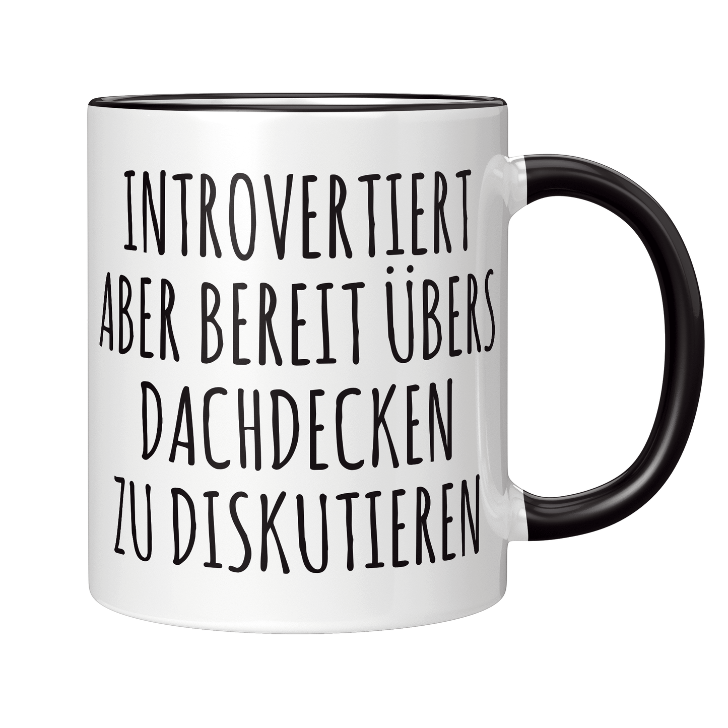 Dachdecker Tasse - Introvertierter Dachdecker (Dachdeckerin, Geschenk)