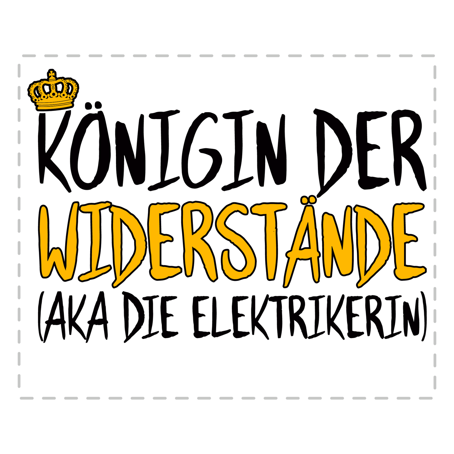 Elektriker Tasse Königin der Widerstände (aka die Elektrikerin)