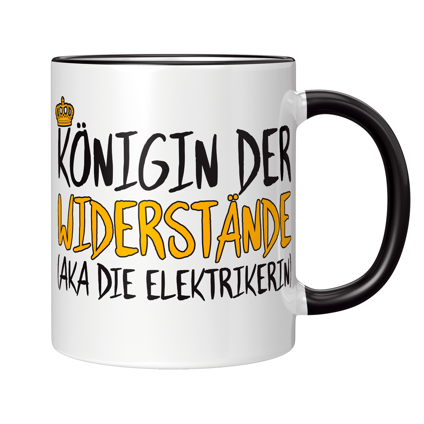 Elektriker Tasse Königin der Widerstände (aka die Elektrikerin)