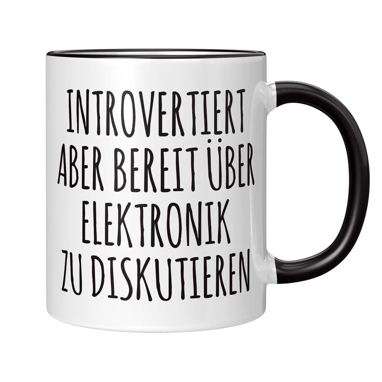 Elektroniker Tasse - Introvertierter Elektroniker (Elektronikerin, Geschenk)