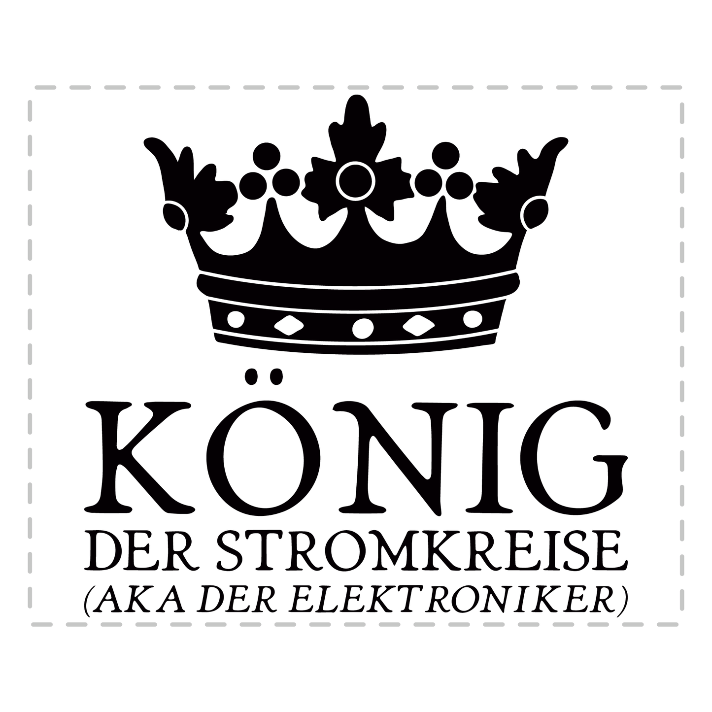 Elektroniker Tasse - König der Stromkreise aka der Elektroniker (Elektronikerin, Geschenk)