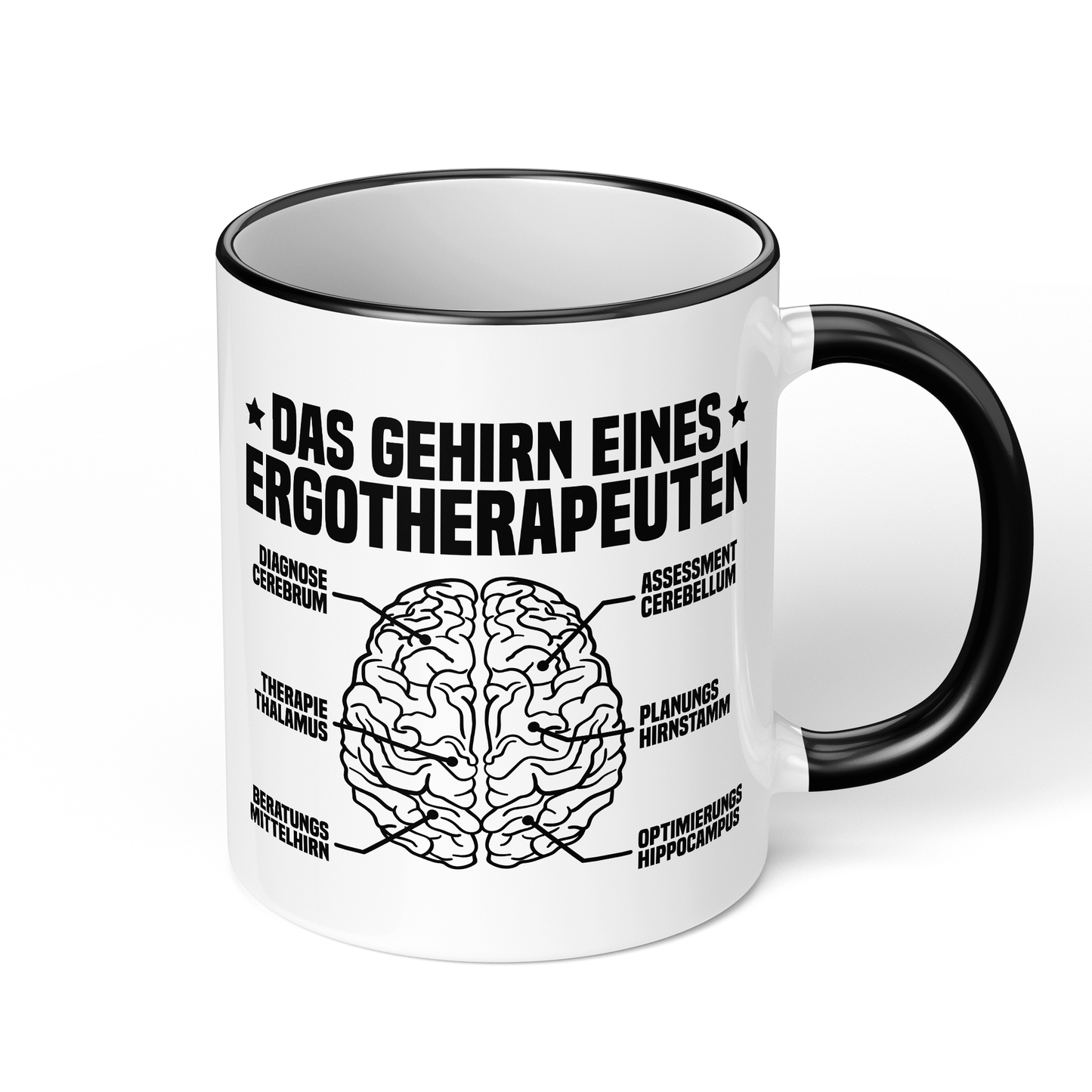 CupHaven® Ergotherapie Tasse - Das Gehirn eines Ergotherapeuten - Geschenk für Ergotherapeuten und Ergotherapeutinnen