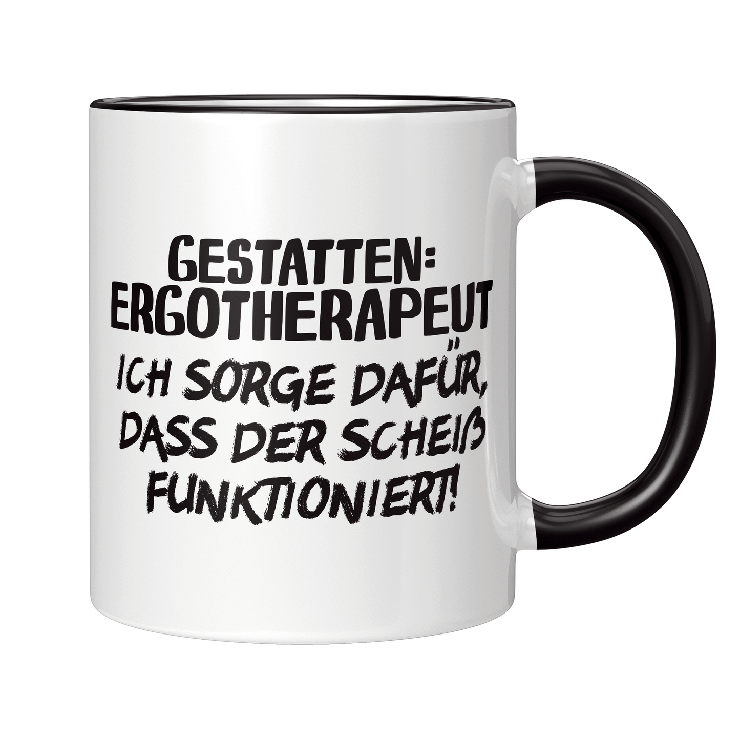 Ergotherapie Tasse - Gestatten: Ergotherapeut (Ergotherapeutin, Geschenk)