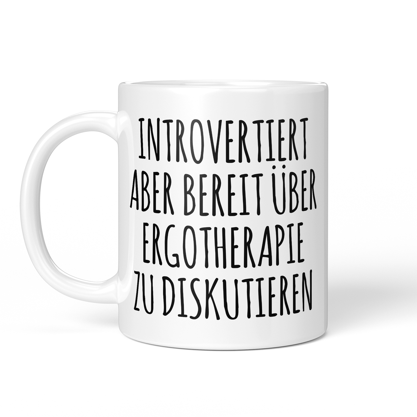 CupHaven® Ergotherapie Tasse - Introvertierter Ergotherapeut - Geschenk für Ergotherapeuten und Ergotherapeutinnen