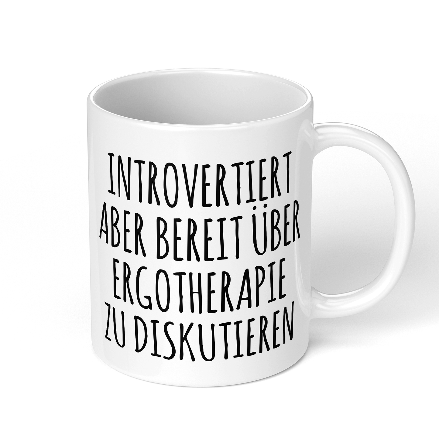 CupHaven® Ergotherapie Tasse - Introvertierter Ergotherapeut - Geschenk für Ergotherapeuten und Ergotherapeutinnen
