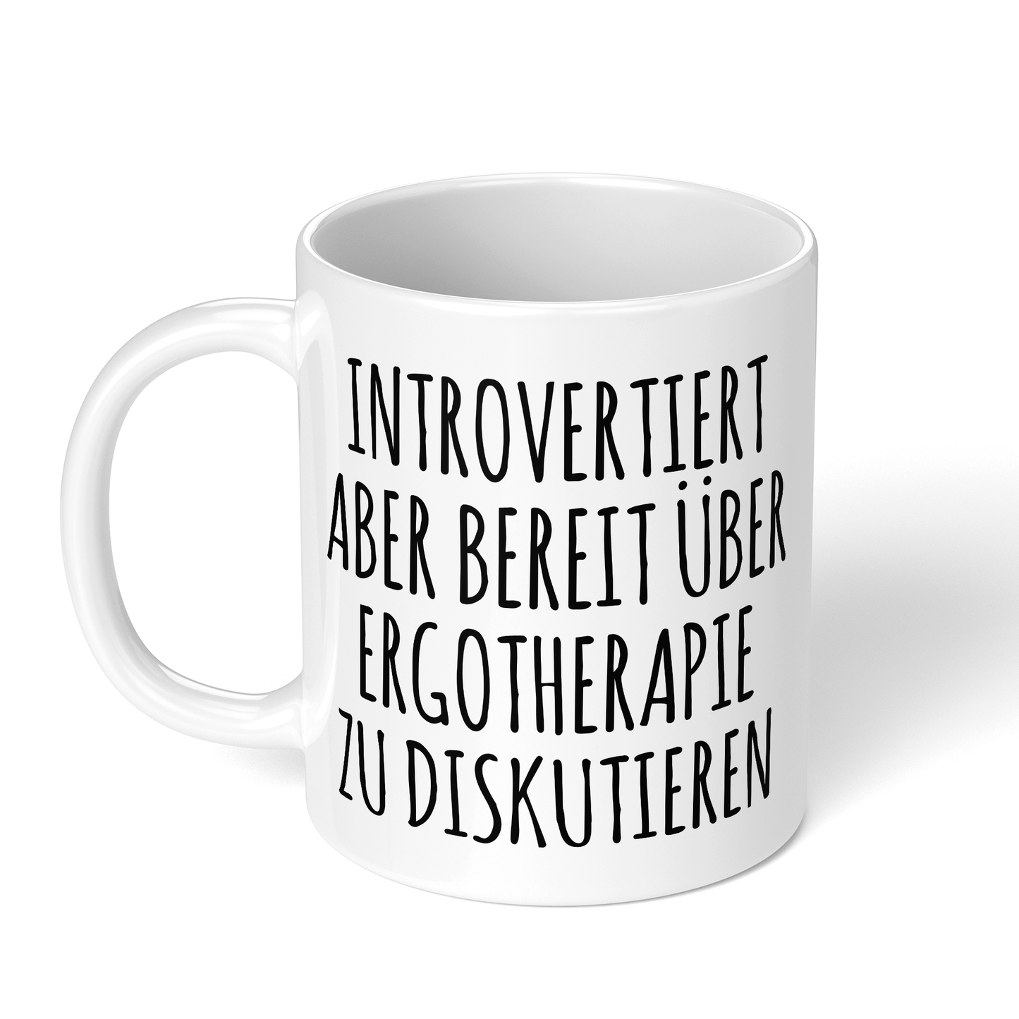 CupHaven® Ergotherapie Tasse - Introvertierter Ergotherapeut - Geschenk für Ergotherapeuten und Ergotherapeutinnen