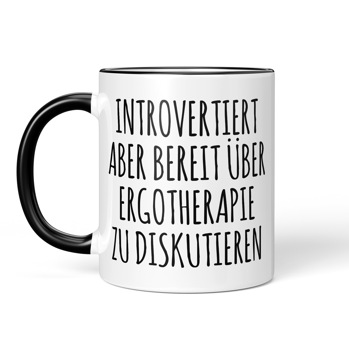 CupHaven® Ergotherapie Tasse - Introvertierter Ergotherapeut - Geschenk für Ergotherapeuten und Ergotherapeutinnen