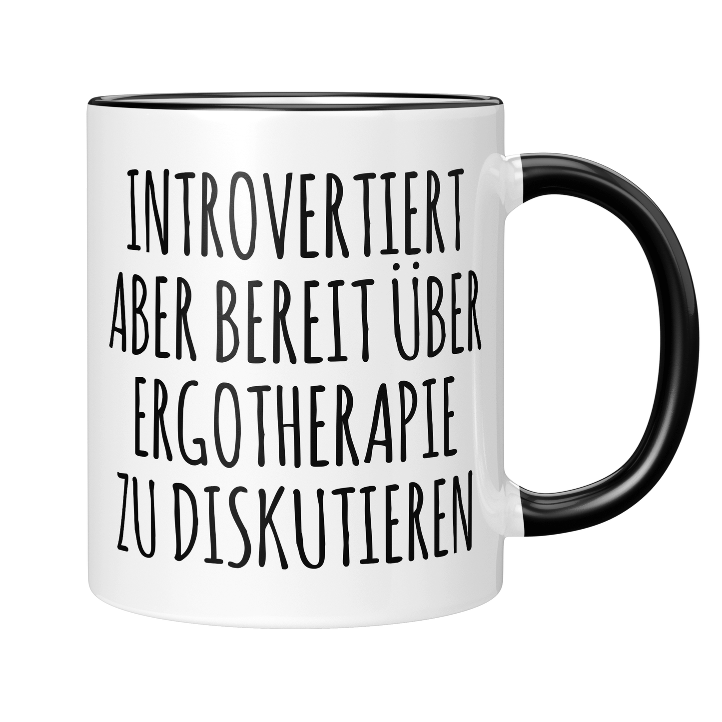 CupHaven® Ergotherapie Tasse - Introvertierter Ergotherapeut - Geschenk für Ergotherapeuten und Ergotherapeutinnen