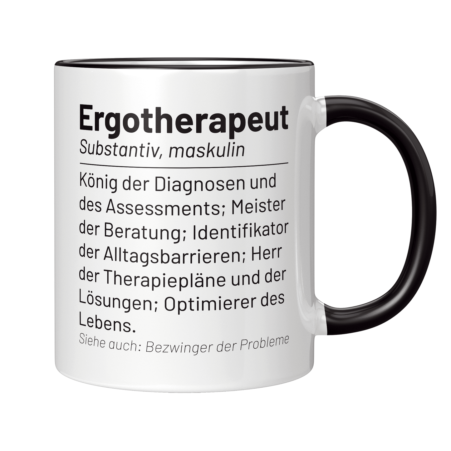 Ergotherapie Tasse - Wörterbuch "Ergotherapeut" (Ergotherapeutin, Geschenk)