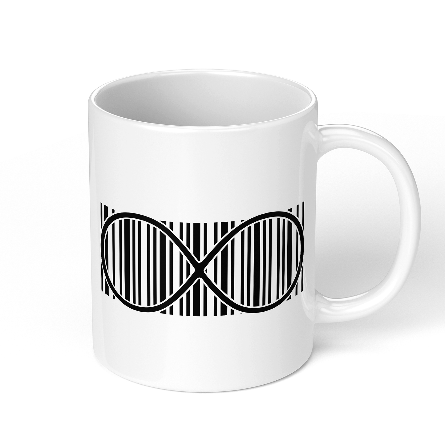 CupHaven® Esoterik Tasse - Entstörter Barcode - Geschenk für Fans von Spiritualität und Mystik
