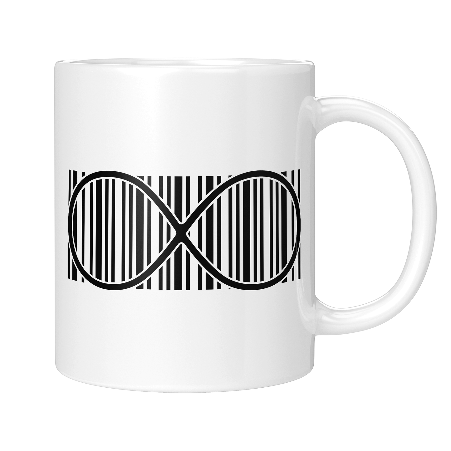 CupHaven® Esoterik Tasse - Entstörter Barcode - Geschenk für Fans von Spiritualität und Mystik