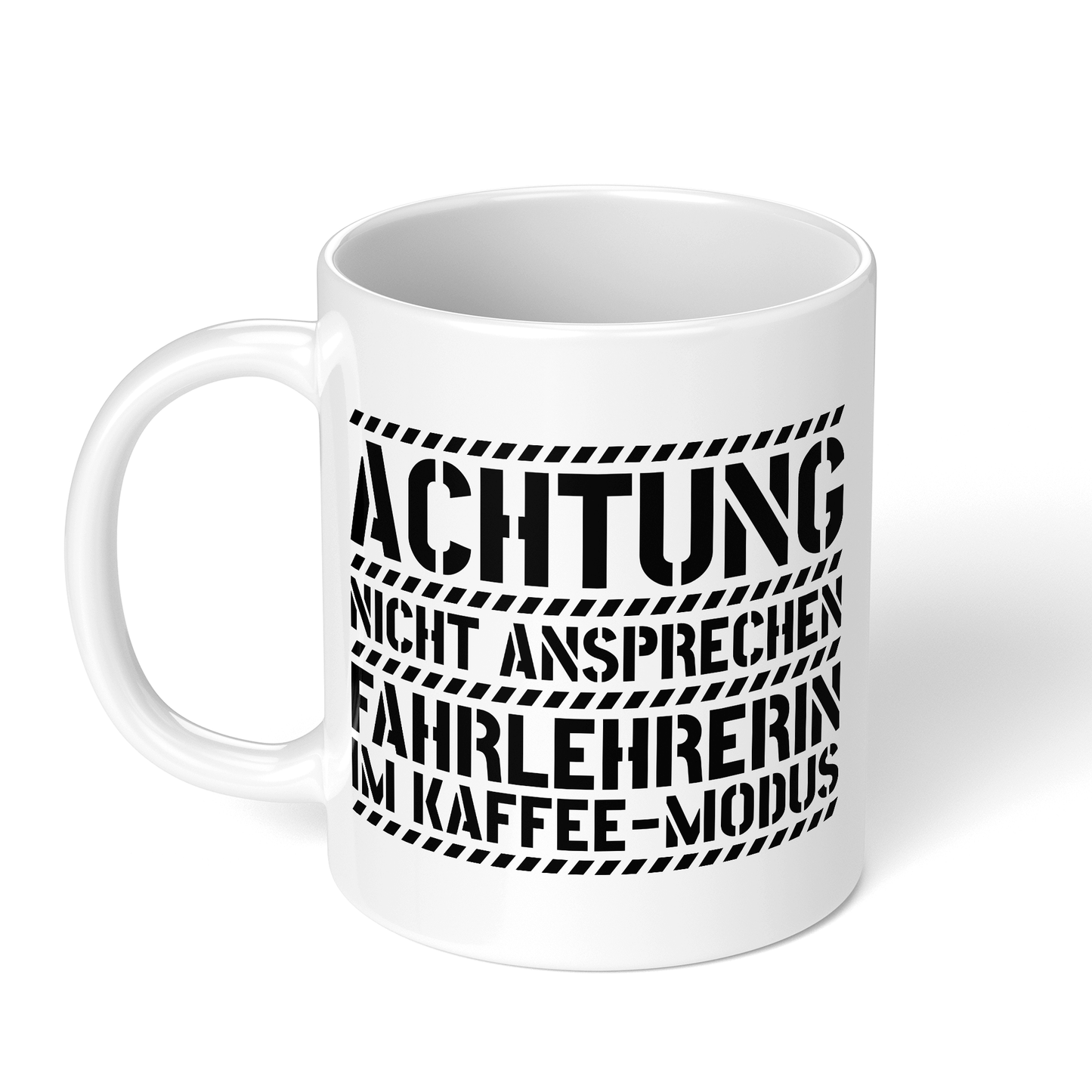 CupHaven® Fahrlehrer Tasse - Fahrlehrerin im Kaffee-Modus - Geschenk für Fahrlehrer und Fahrlehrerinnen