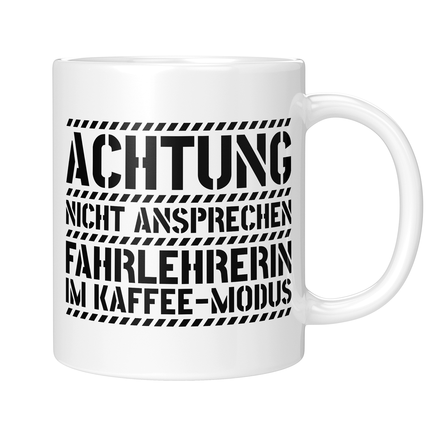 CupHaven® Fahrlehrer Tasse - Fahrlehrerin im Kaffee-Modus - Geschenk für Fahrlehrer und Fahrlehrerinnen