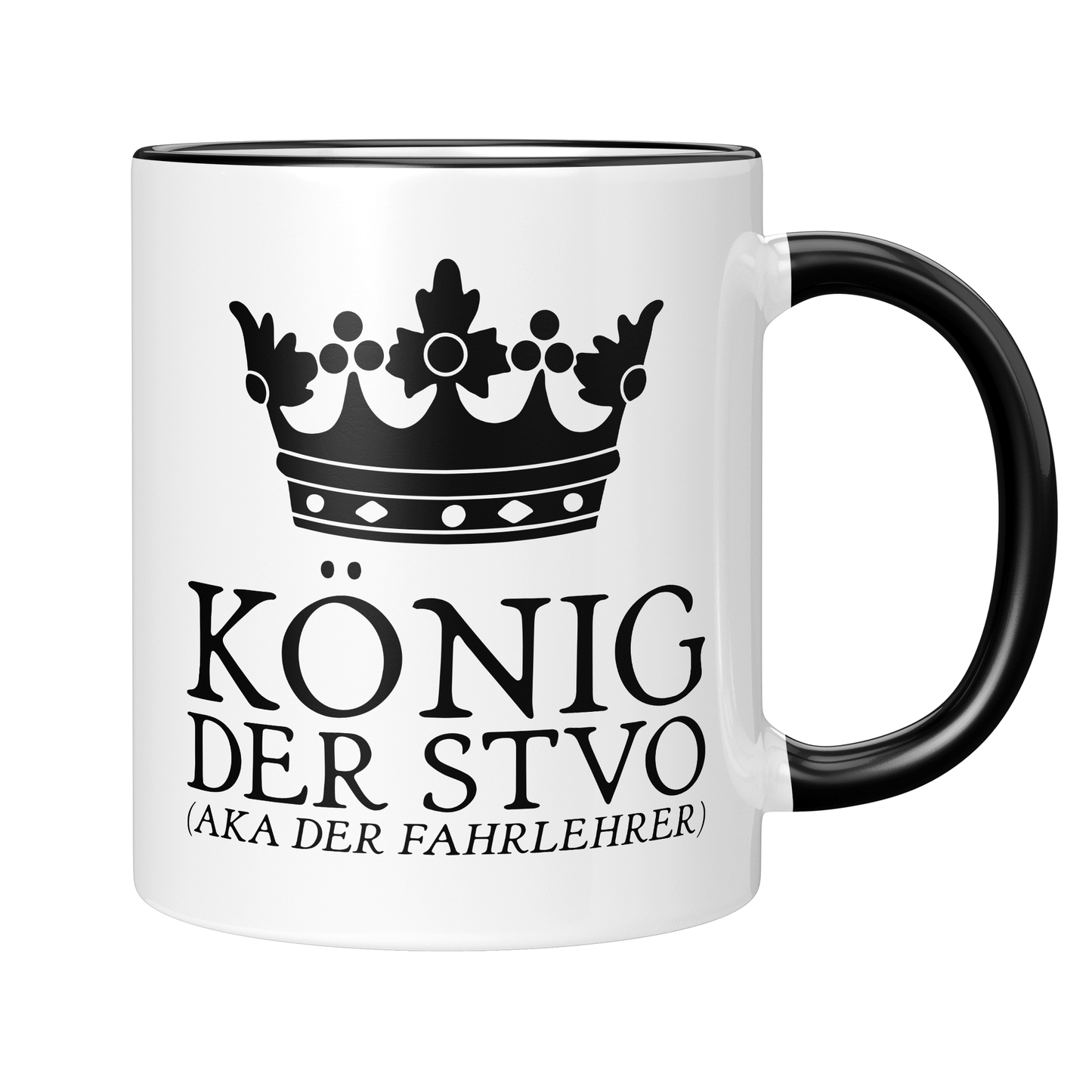 CupHaven® Fahrlehrer Tasse - König der StVO (aka der Fahrlehrer) - Geschenk für Fahrlehrer und Fahrlehrerinnen