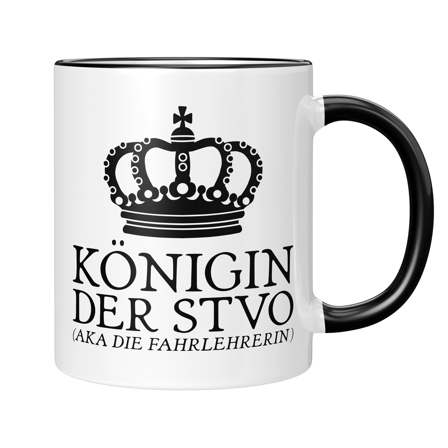CupHaven® Fahrlehrer Tasse - Königin der StVO (aka die Fahrlehrerin) - Geschenk für Fahrlehrer und Fahrlehrerinnen