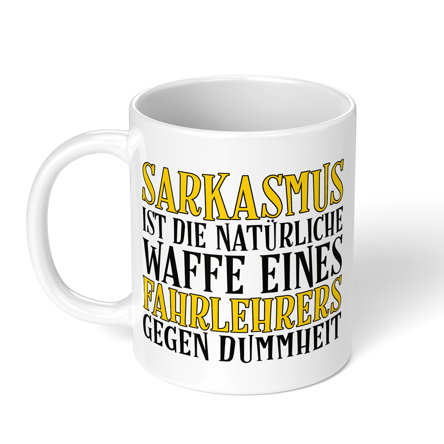 CupHaven® Fahrlehrer Tasse - Sarkasmus eines Fahrlehrers - Geschenk für Fahrlehrer und Fahrlehrerinnen