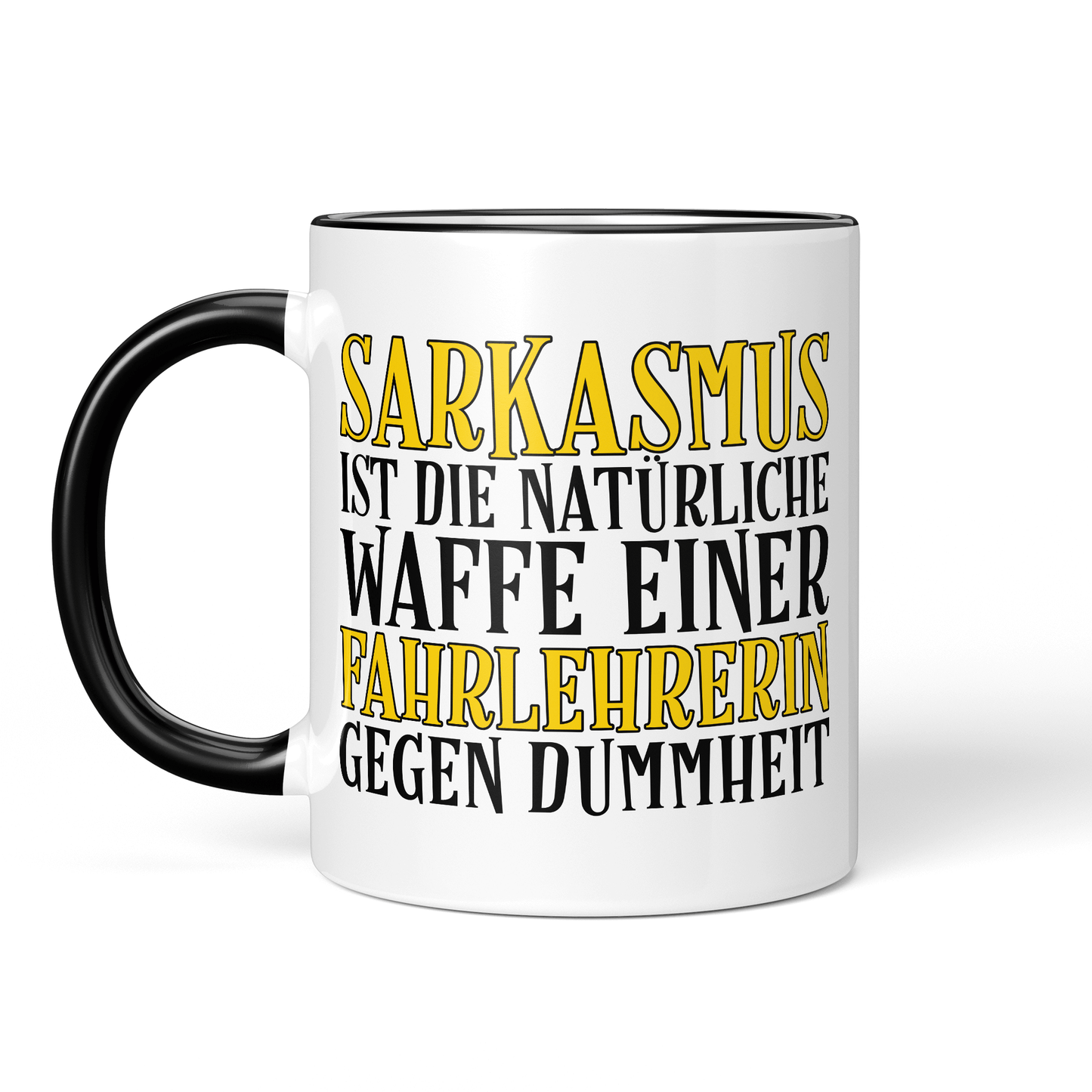 CupHaven® Fahrlehrer Tasse - Sarkasmus einer Fahrlehrerin - Geschenk für Fahrlehrer und Fahrlehrerinnen